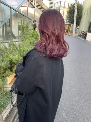 セミロング カラー 🌿髪質改善🌿艶髪 透明感🌿karenのヘアスタイル