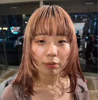 ミディアム 似合わせショート/ パーマ‪/表参道のヘアスタイル