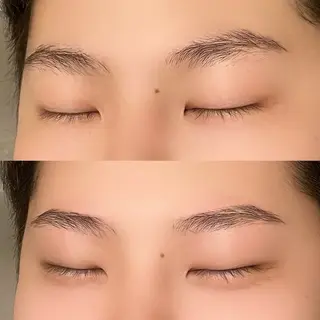 メンズ アイブロウ 佐々木🪽‪ 《まつ毛パーマ》のマツエク・マツパデザイン