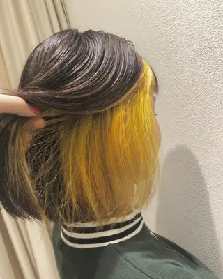ミディアム カラー 🫧🍋ダブルカラー 🍋mizuhoのヘアスタイル