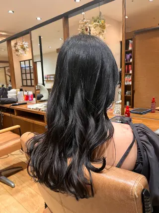 ロング DISCO HAIR sanc所属・木村 ときわのヘアスタイル