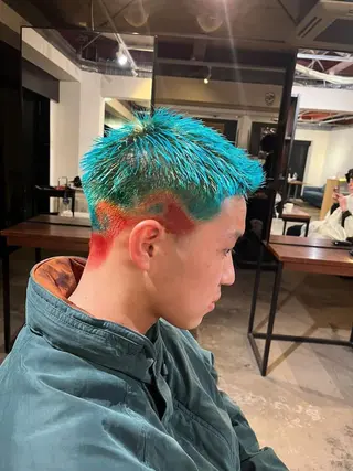 ショート カラー メンズ Go today  シェアサロン札幌nix店所属・海外スタイル✂︎ ✂︎sunのヘアスタイル