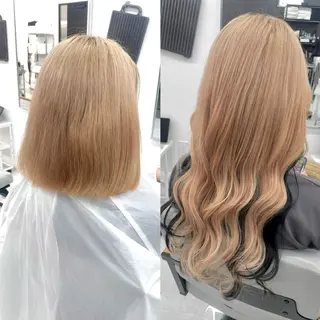 ロング 小池 風賀のヘアスタイル
