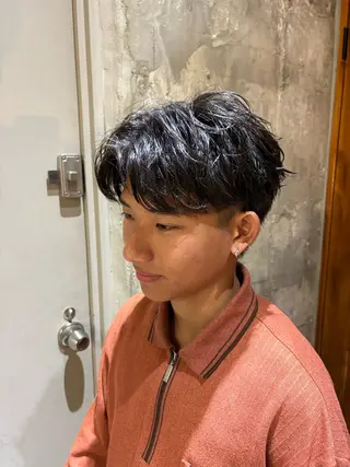 ショート パーマ メンズ 🌿透明感/レイヤー 🌿TATSUKIのヘアスタイル