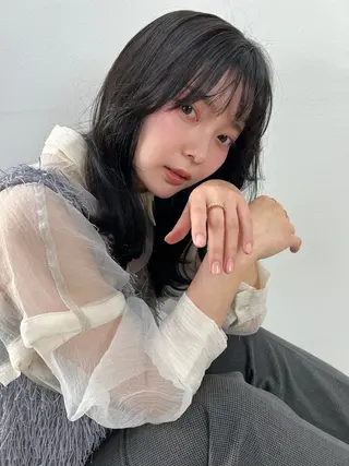 ロング scena所属・秋山 勝陽のヘアスタイル