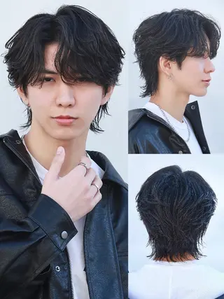 パーマ メンズ SALOWIN 新宿三丁目East所属・メンズ/남자머리✂️ ダウンパーマ/成富のヘアスタイル