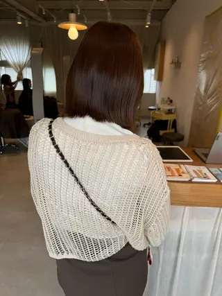 ショート カラー レイヤー/ボブパーマ /垢抜け/タクミのヘアスタイル