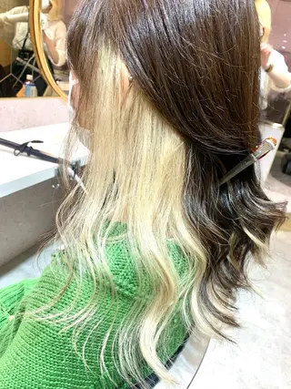 ミディアム 新宿/韓国レイヤー/ 顔周りカット松本美晴のヘアスタイル