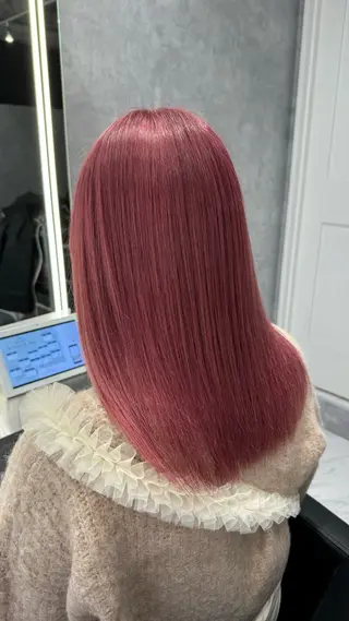 セミロング カラー CS made by SHACHU 栄所属・💖艶カラー💖 mikuのヘアスタイル
