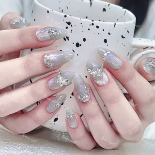 ネイル 長いだし/スカルプ/ パラシェルN.oneのネイルデザイン