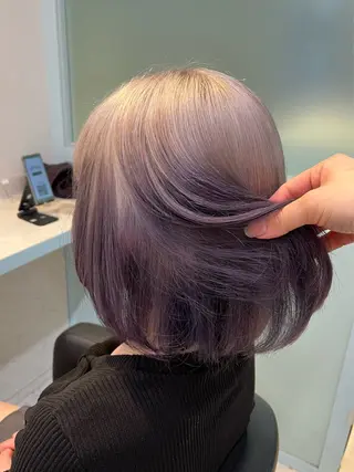 ショート カラー ブリーチカラー 🩵MIZUKIのヘアスタイル