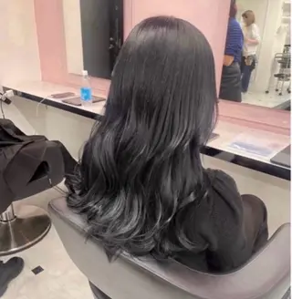 ロング miku/ラベンダー 透明感カラー🪻❤︎のヘアスタイル