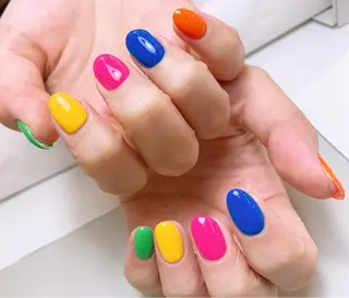 ネイル ⭐︎休業中の練習⭐︎ JNA認定講師髙橋のネイルデザイン