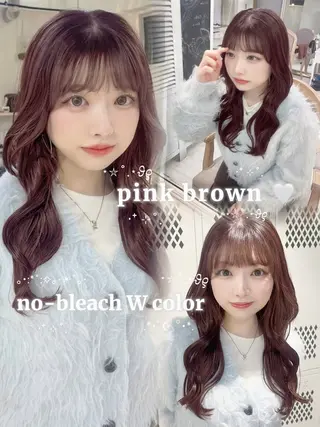 ロング カラー cache  cache 用賀所属・🍓艶モテ暖色カラー 🎀mayu🍓のヘアスタイル