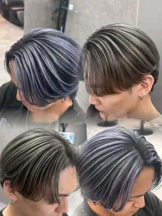 ショート カラー パーマ メンズ メンズ特化 👑YUTAのヘアスタイル