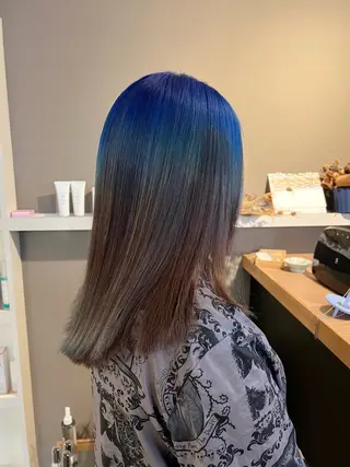 ロング カラー daiki 原宿のヘアスタイル