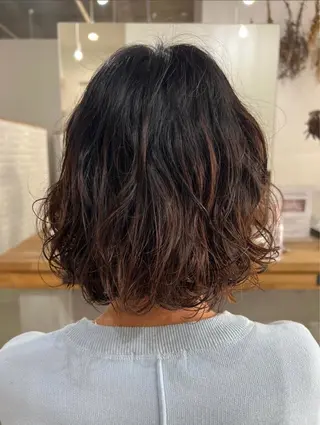 ショート パーマ ATEIER ZIZIのヘアスタイル