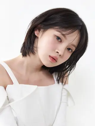 ミディアム 本場韓国ヘア特化 아이비/Aibiのヘアスタイル