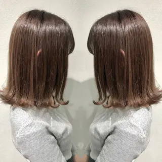 ミディアム カラー ♡美髪•艶髪♡砂川 なつきのヘアスタイル