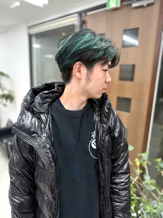 ショート カラー メンズ メンズパーマの達人 /タカシマ　ダイスケのヘアスタイル