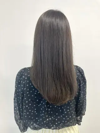 ロング カラー 色白に見える暗髪 梅田・増田のヘアスタイル