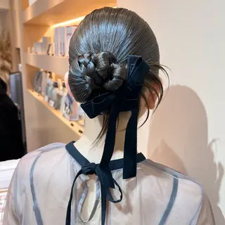 ロング ヘアアレンジ ✨カチモリ✨レイヤー 韓国ヘア🇰🇷ゆいのヘアスタイル