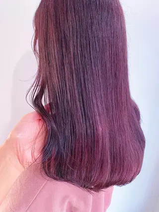 セミロング カラー ヘアアレンジ レイヤーカット/艶髪 🎀笠原 優花🎀のヘアスタイル