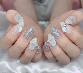 ネイル 🎀PG🩵 ネイルサロンのネイルデザイン