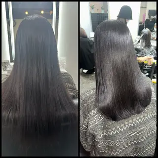 ロング パーマ 髪質改善⭐️縮毛矯正 中野⭐️Rinaのヘアスタイル