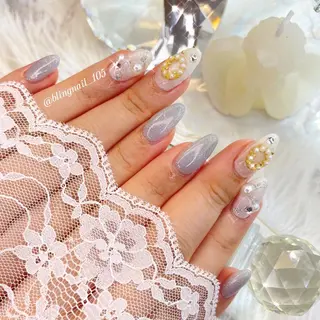 ネイル 23時まで❤︎韓国、 ワンホンネイルのネイルデザイン