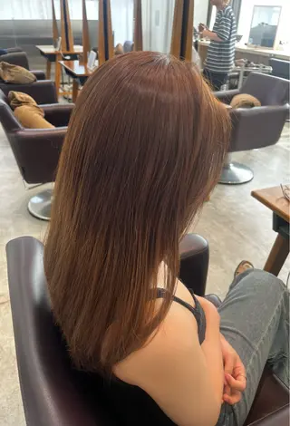 カラー ハイトーン/暖色/ ブリーチ/せいかのヘアスタイル