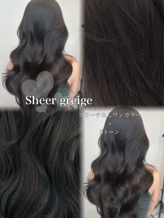 カラー 赤み消しカラー🪽 透明感カラー🪽のあのヘアスタイル