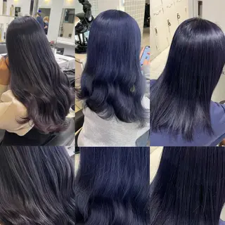 ロング 寒色＆ブリーチ特化 寒色MiOのヘアスタイル