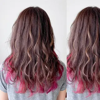 ショート カラー JuNブリーチに 縮毛矯正するプロのヘアスタイル