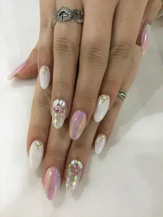 ネイル 💎🐰 saki. m 🐰💎のネイルデザイン