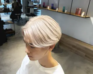 メンズ ベージュカラー/新潟 カラー特化/落合優吾のヘアスタイル