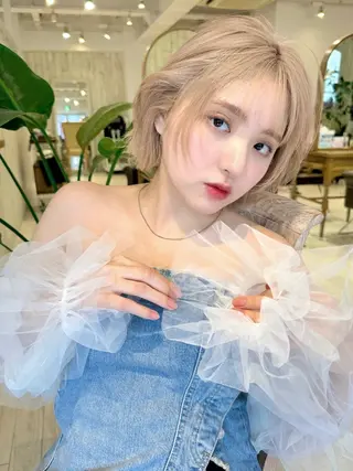 ショート カラー トレンドヘア🌿 chinariのヘアスタイル