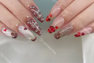 ネイル 神田 ココナッツのネイルデザイン