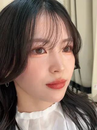 ロング カラー ヘアアレンジ maoブリーチ無し 似合わせカラーのヘアスタイル