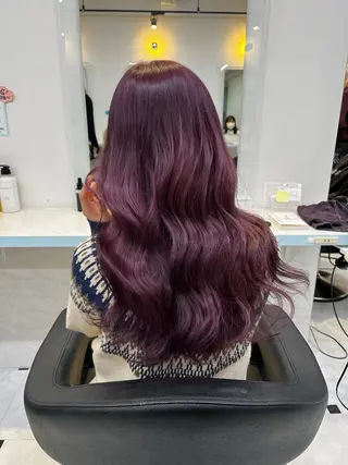 ロング カラー ブリーチカラー 🩵MIZUKIのヘアスタイル