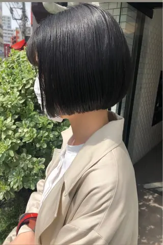 ショート パーマ GO TODAY シェアサロン 原宿本店所属・ボブ/レイヤー/ パーマ/淀川 純のヘアスタイル