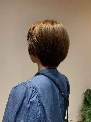 ショート Nu:v所属・moe/ 透明感カラー/恵比寿のヘアスタイル