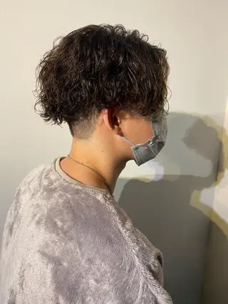 ミディアム パーマ メンズ 🔹YUTA🔹 メンズパーマのヘアスタイル