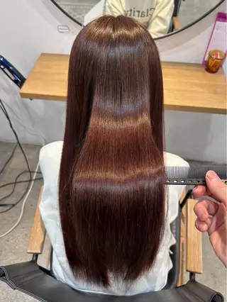 ロング パーマ 山本 望華のヘアスタイル