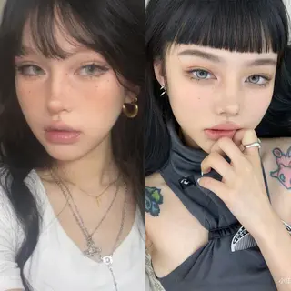 セミロング Mizobe misakiのヘアスタイル