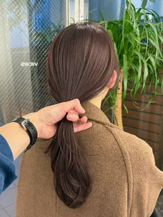ロング カラー 村田 りょうやのヘアスタイル