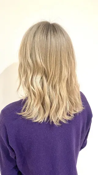 セミロング カラー Maison 寺尾拓朗のヘアスタイル