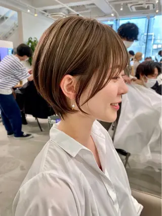 ショート VIEW Tokyo所属・🎀ミディアムボブ/ 縮毛矯正/ひかりのヘアスタイル