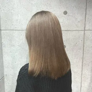 ミディアム 韓国パーマ 美容師 和田爽良のヘアスタイル