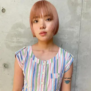 ショート ホリケ アオイのヘアスタイル